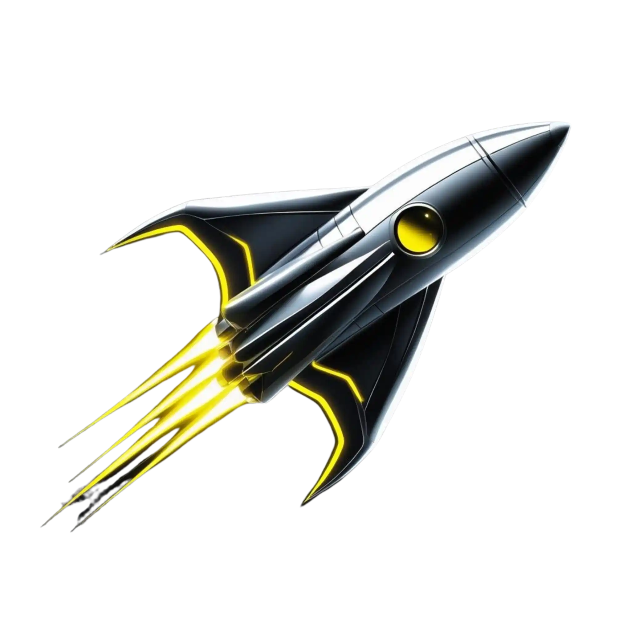 Cartoon Rocket Spaceship