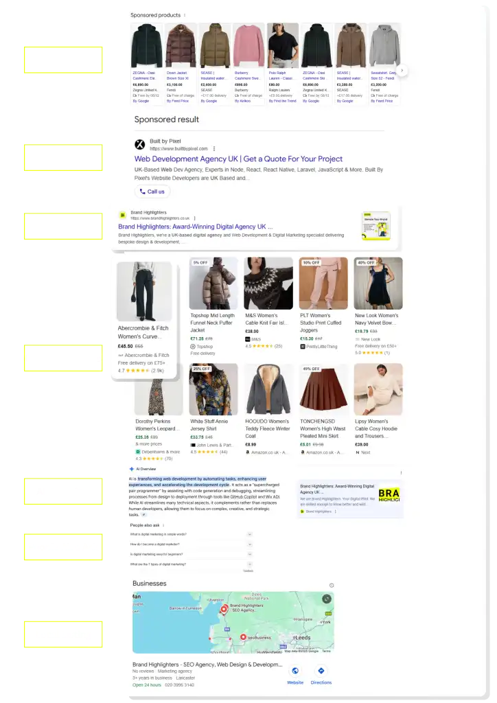 Brand Highlighters SEO Company in London search growth results